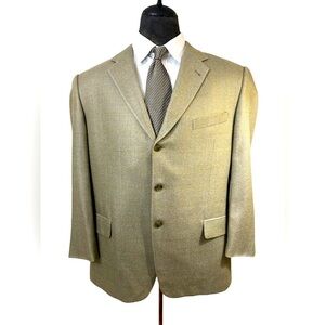 JOSEPH ABBOUD NORDSTROM MENS SPORT BLAZER SIZE 44R A BLEND OF WOOL & SILK☑️